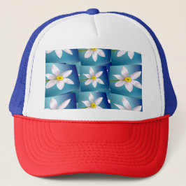 Gorra De Camionero Patrón de Narciso Blanco