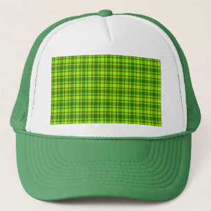 Gorra De Camionero Patrón de plástico rojo transparente verde de tart