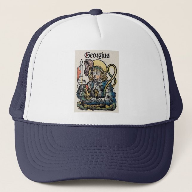 Gorra De Camionero Patrón de San Jorge de Inglaterra (Anverso)