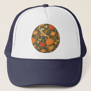 Gorra De Camionero Patrón floral vintage de William Morris Cray