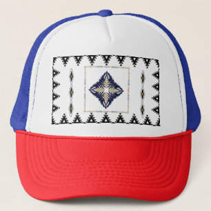 Gorra De Camionero Patrón geométrico