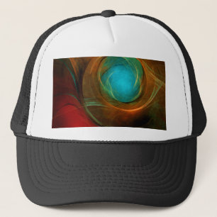 Gorra De Camionero Patrón Guay de Bella Artes de resumen moderno de o