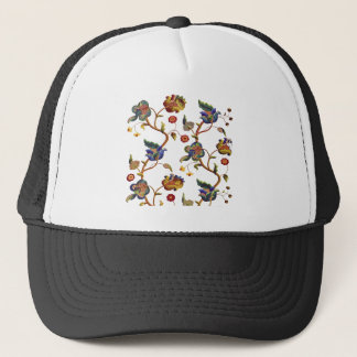Gorra De Camionero Patrón Jacobean Embroidered Albemarle
