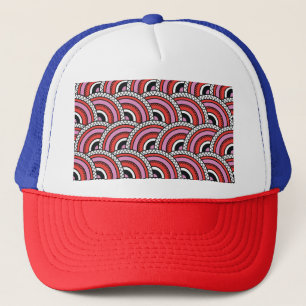 Gorra De Camionero Patrón retro geométrico sin soldadura