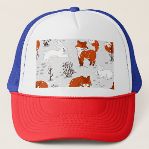 Gorra De Camionero Patrón sin soldadura de conejo de invierno