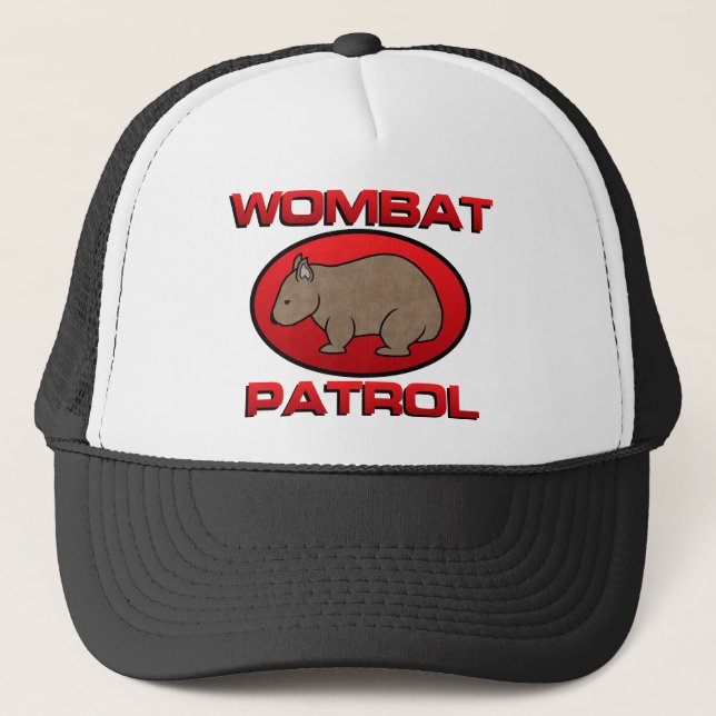 Gorra De Camionero Patrulla de Wombat III (Anverso)