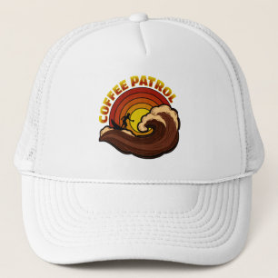 Gorra De Camionero Patrulla del Café Retro