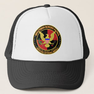 Gorra De Camionero Patrulla fronteriza del Minuteman (v157-9)