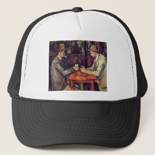 Gorra De Camionero Paul Cezanne - Los Jugadores de Cartas Pintura de 