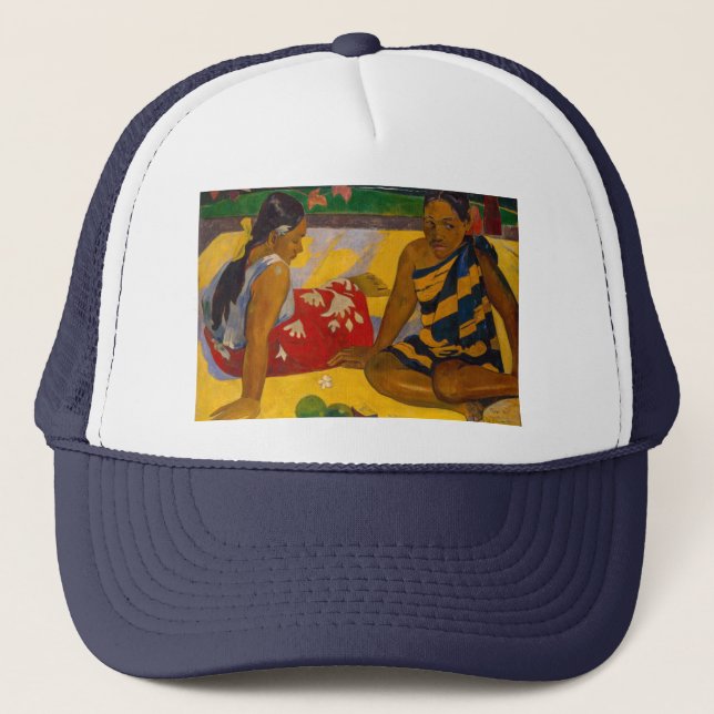 Gorra De Camionero Paul Gauguin - Mujeres Tahitianas / Parau Api (Anverso)