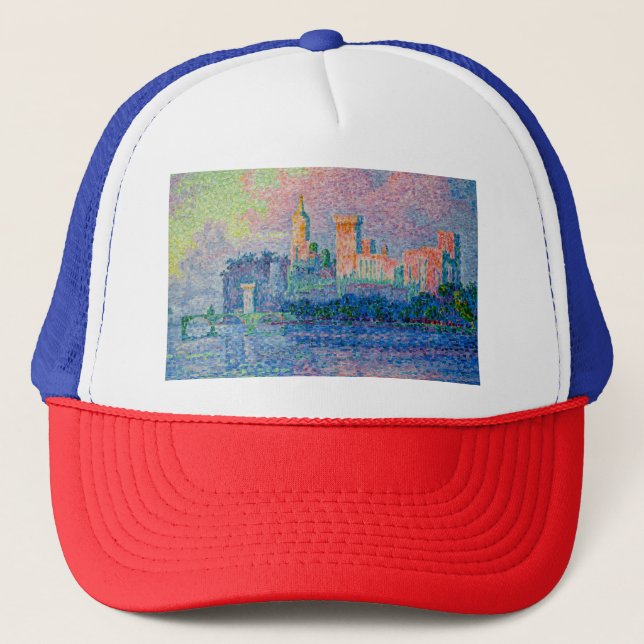 Gorra De Camionero Paul Signac - El Palacio Papal, Aviñón (Anverso)