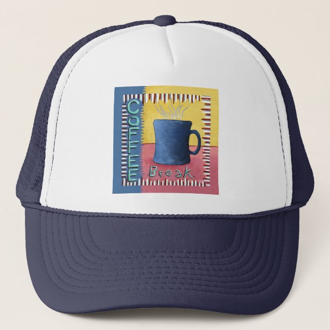 Gorra De Camionero Pausa de café (Anverso)