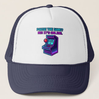 Gorra De Camionero Pausar El Juego No Es Online Camiseta
