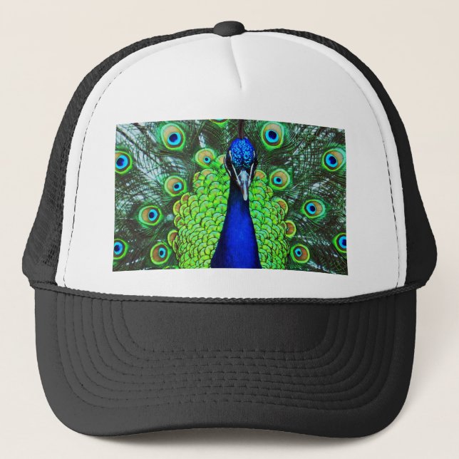 Gorra De Camionero Pavo real (Anverso)