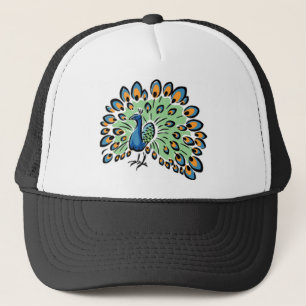 Gorra De Camionero Pavo real