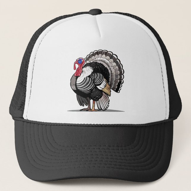 Gorra De Camionero Pavo silvestre (Anverso)