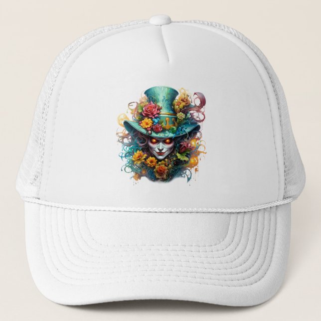 Gorra De Camionero Payaso de horror animado (Anverso)