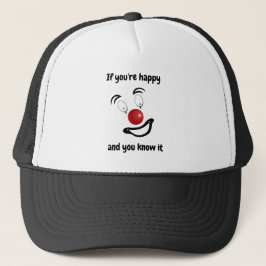 Gorra De Camionero Payaso feliz sonriente