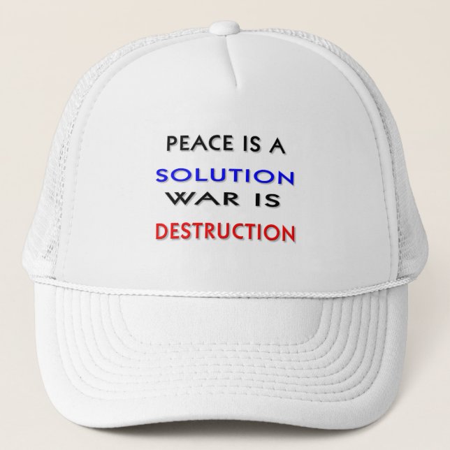 Gorra De Camionero Paz (Anverso)