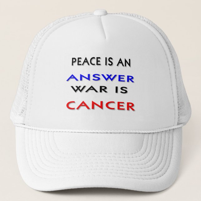Gorra De Camionero Paz (Anverso)