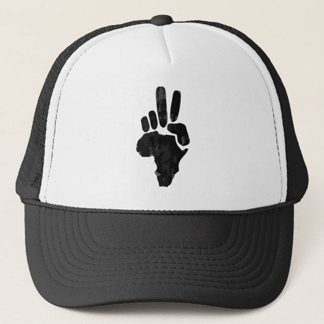 Gorra De Camionero Paz africana (Anverso)