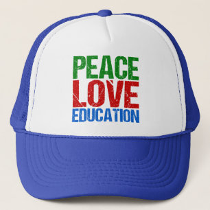 Gorra De Camionero Paz Amar Educación