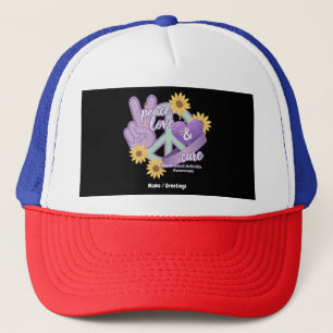 Gorra De Camionero Paz Amor Cura Artritis Reumatoide Conciencia