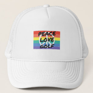 Gorra De Camionero Paz. Amor. Golf