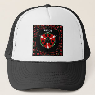 Gorra De Camionero "Paz: con Escudo Emblema"