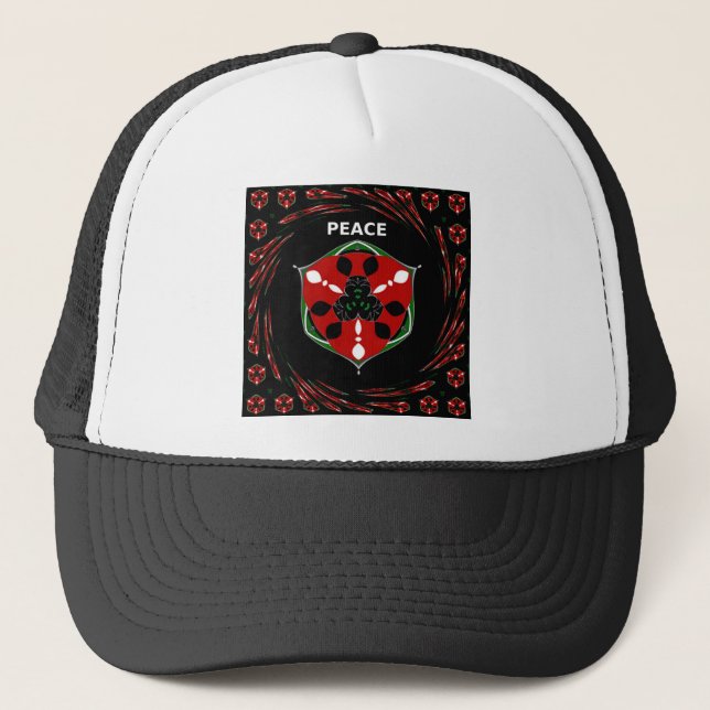 Gorra De Camionero "Paz: con Escudo Emblema" (Anverso)