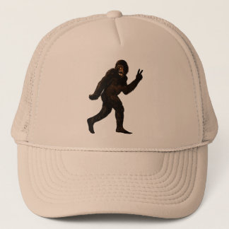 Gorra De Camionero Paz de Bigfoot Sasquatch