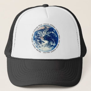 Gorra De Camionero Paz en la Tierra