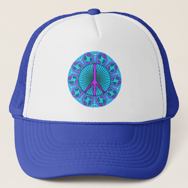 Gorra De Camionero Paz ~ Leaf (Anverso)