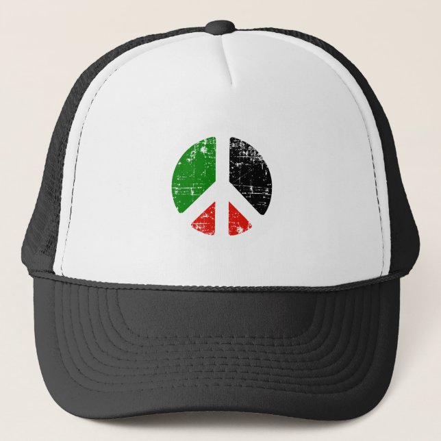 Gorra De Camionero Paz Palestina (Anverso)