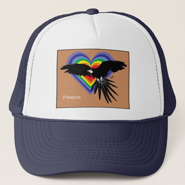 Gorra De Camionero Paz para todos los Mütze (Anverso)