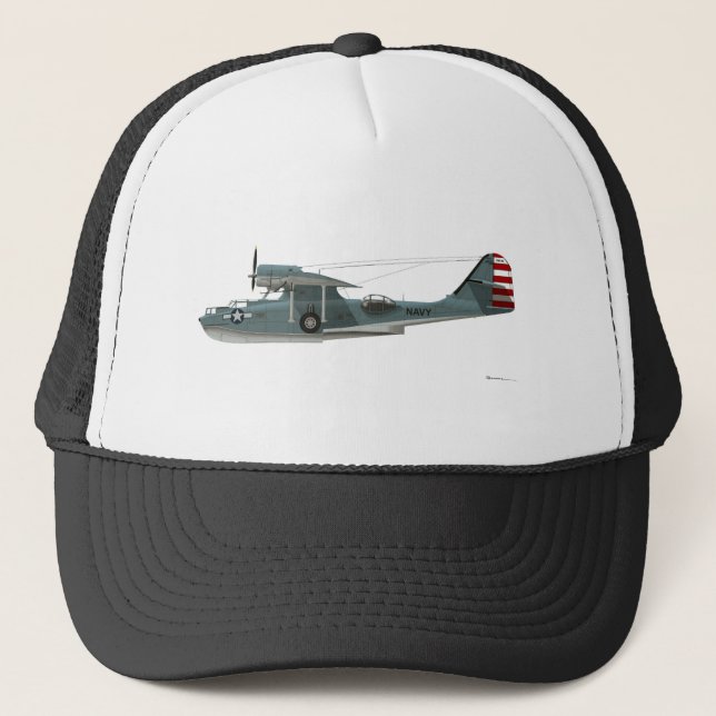 Gorra De Camionero PBY-5A consolidado Catalina (Anverso)