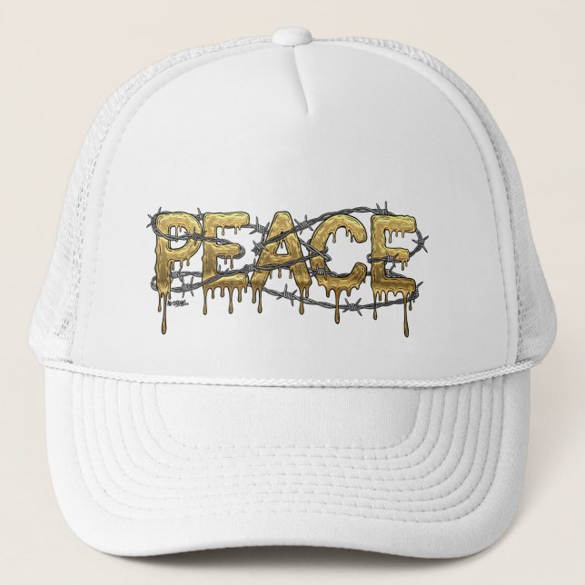 Gorra De Camionero Peace (Anverso)