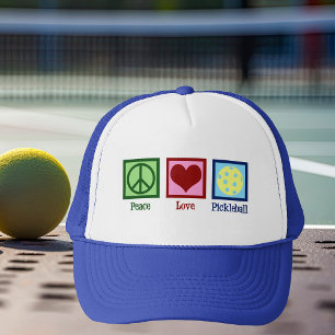 Gorra De Camionero Peace Love Pickleball