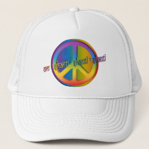 Gorra De Camionero Peace Om Shanti