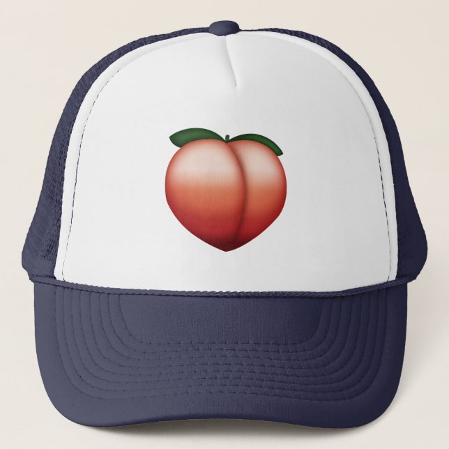 Gorra De Camionero Peach - Emoji (Anverso)