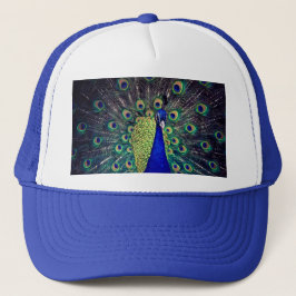 Gorra De Camionero Peacock azul cobalto
