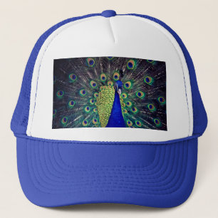 Gorra De Camionero Peacock azul cobalto