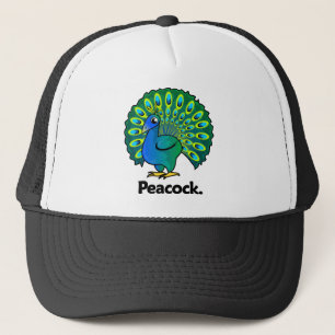 Gorra De Camionero Peacock. del pavo real