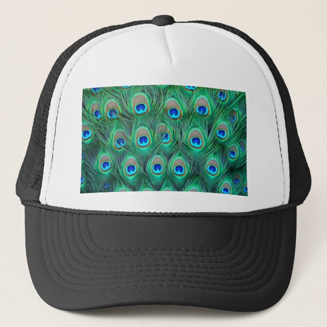 Gorra De Camionero Peacock Feathers (Anverso)