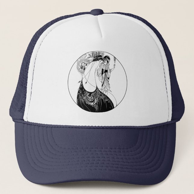 Gorra De Camionero Peacock Skirt Beardsley Art Nouveau (Anverso)
