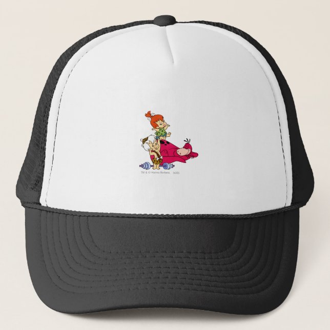 Gorra De Camionero PEBBLES™ y BAMM-BAMM™ y Dino Playtime (Anverso)