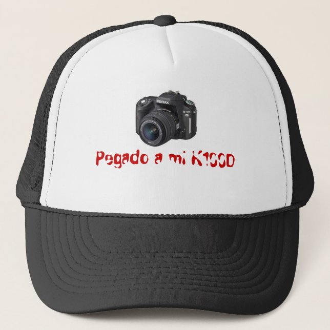 Gorra De Camionero Pegado al MI K100D (Anverso)
