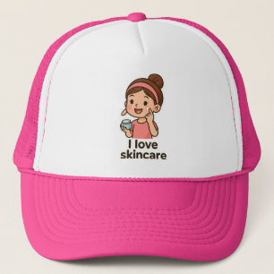 Gorra De Camionero Pegatina de Cuidados Cutáneos Chica - Personalizad
