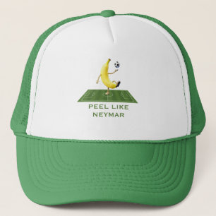Gorra De Camionero Pela Como un Campeón Banana de Fútbol Divertida Pe
