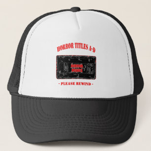 Gorra De Camionero Películas de terror -Títulos de horror A-D de V.